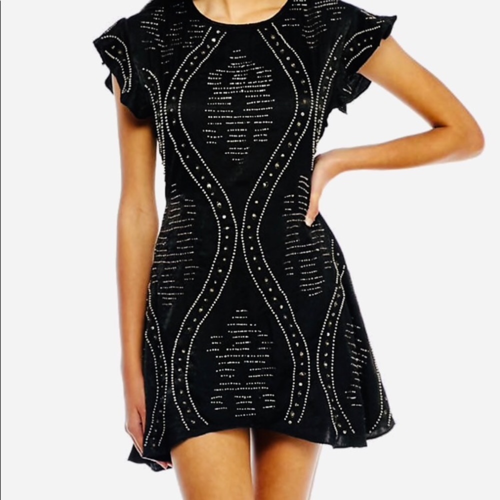 NWT Free People Shine Like The Stars Beaded Dress - Picture 2 of 8